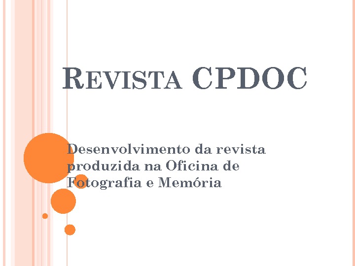 Apresentação de obra