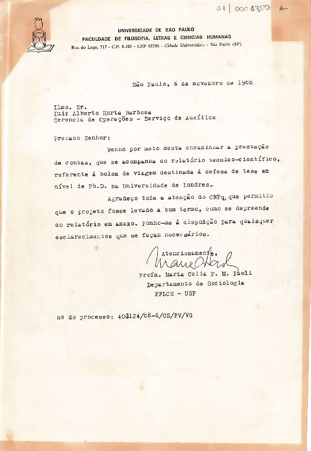 Carta de encaminhamento