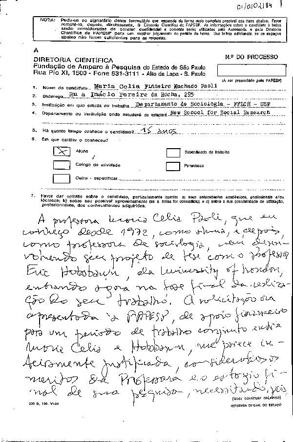 Cartão de recomendação
