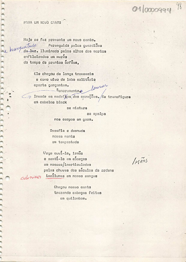 Prova de livro