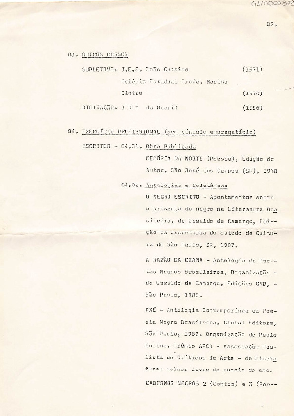 Currículo