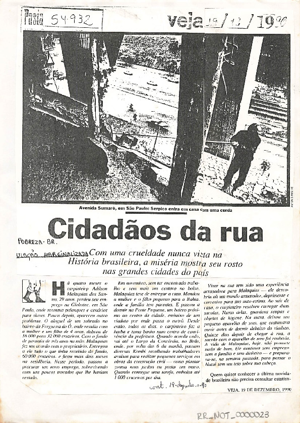 Caderno de notícias