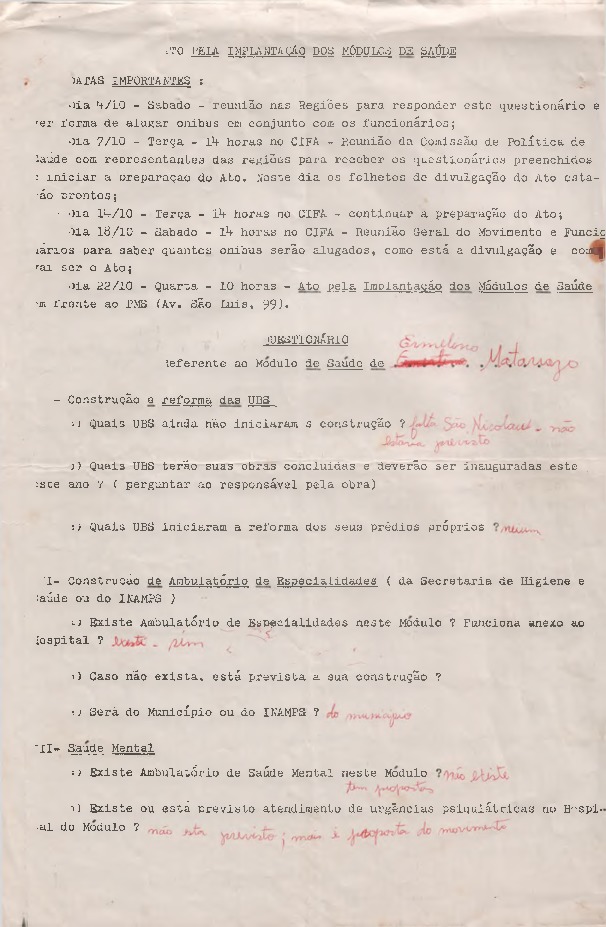 Questionário