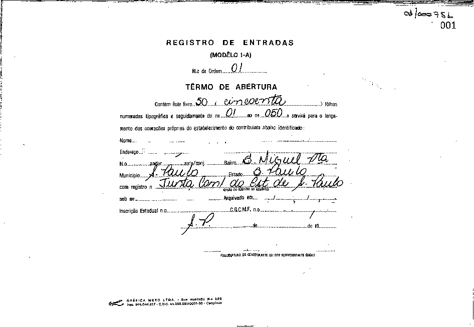 Livro caixa